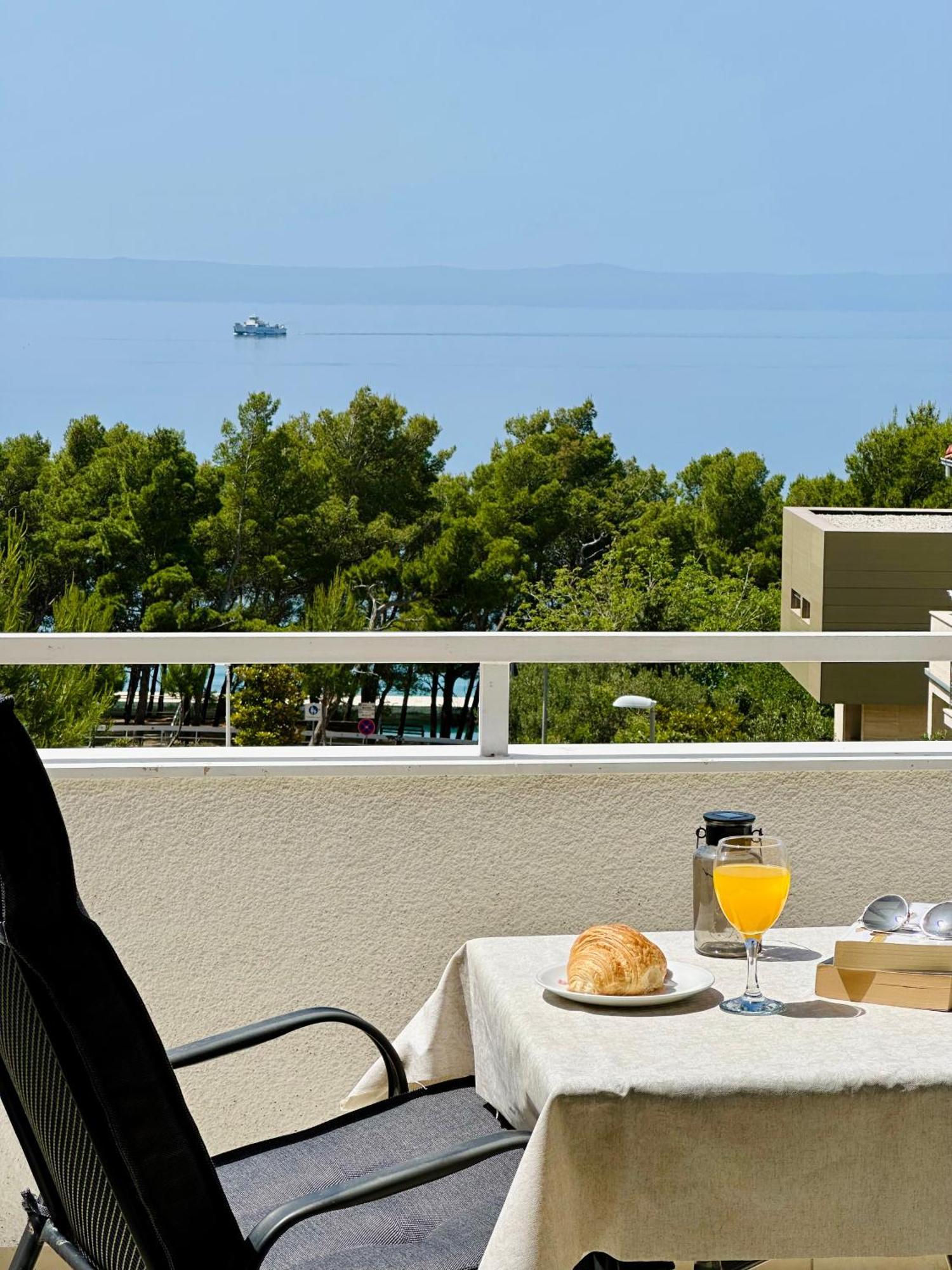 Penthouse Studio With Sea View Makarska Dış mekan fotoğraf
