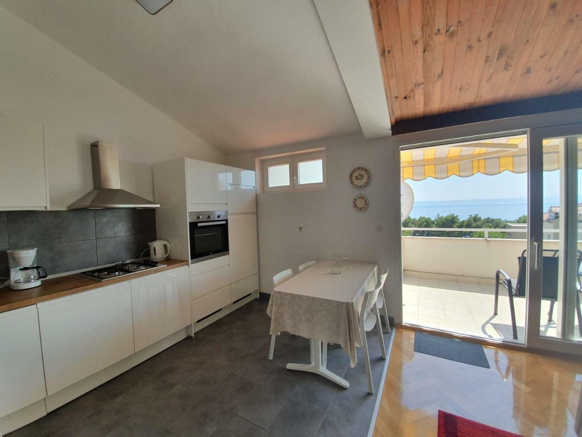 Penthouse Studio With Sea View Makarska Dış mekan fotoğraf